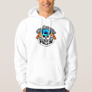 Veste À Capuche Crâne de charpentier et casque antichoc bleu