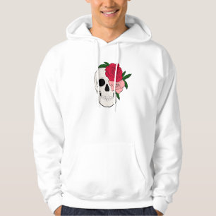 Veste À Capuche Crâne et Rose