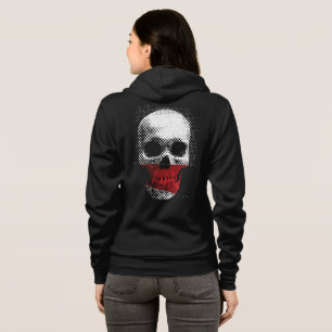 Veste À Capuche Crâne infrarouge : motif pointillé dans des nuance