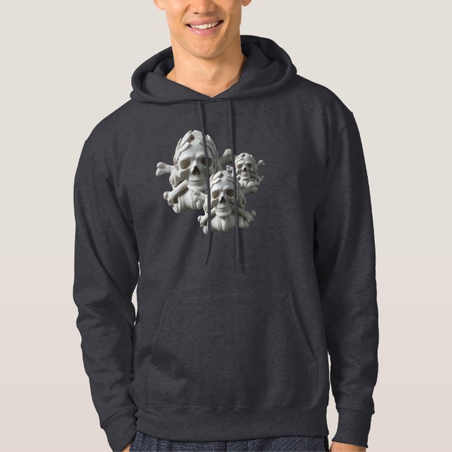 Veste À Capuche Crânes et sweatshirt à capuchon squelettique de (Devant)