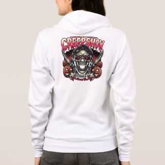 Veste À Capuche Creepshow Halloween Zip-Up Hoodie – Crâne Effrayan