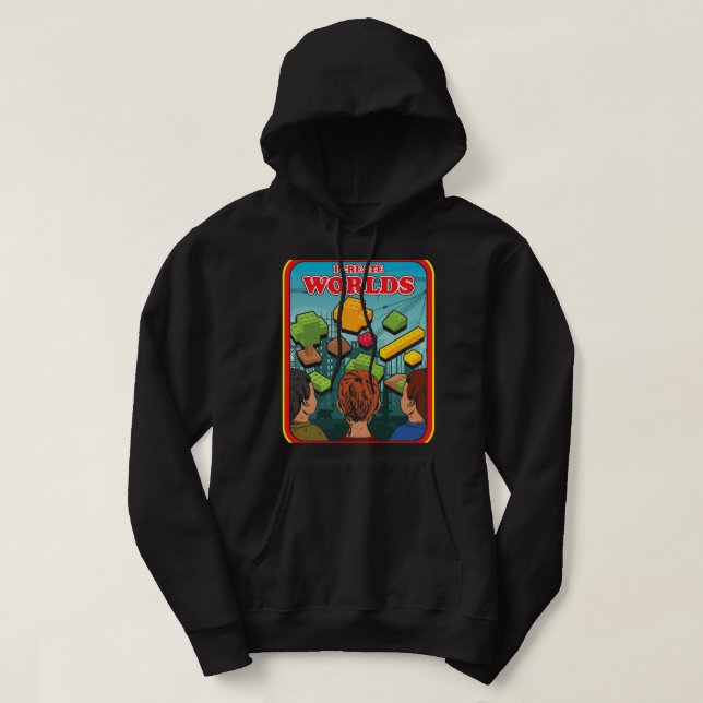 Veste À Capuche Créer Mondes Maître Constructeur Ingénieur Constru (Design devant)