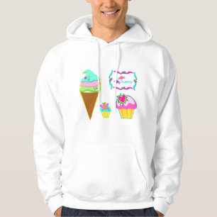 Veste À Capuche Crème De Glace Et Cupcakes