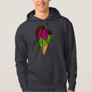 Veste À Capuche Crème glacée de crâne de Berry doux mortel