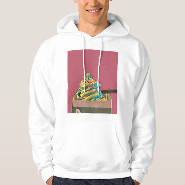 Veste À Capuche Crème glacée pour enfants (Devant)