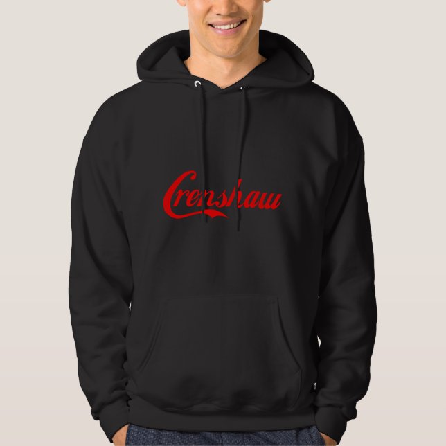 Veste À Capuche Crenshaw Californie Texte  (Devant)