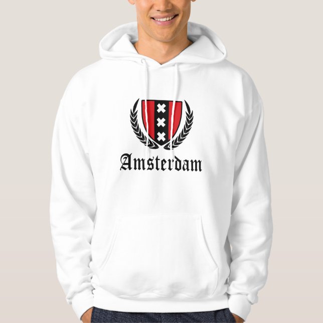 Veste À Capuche Crest d'Amsterdam (Devant)