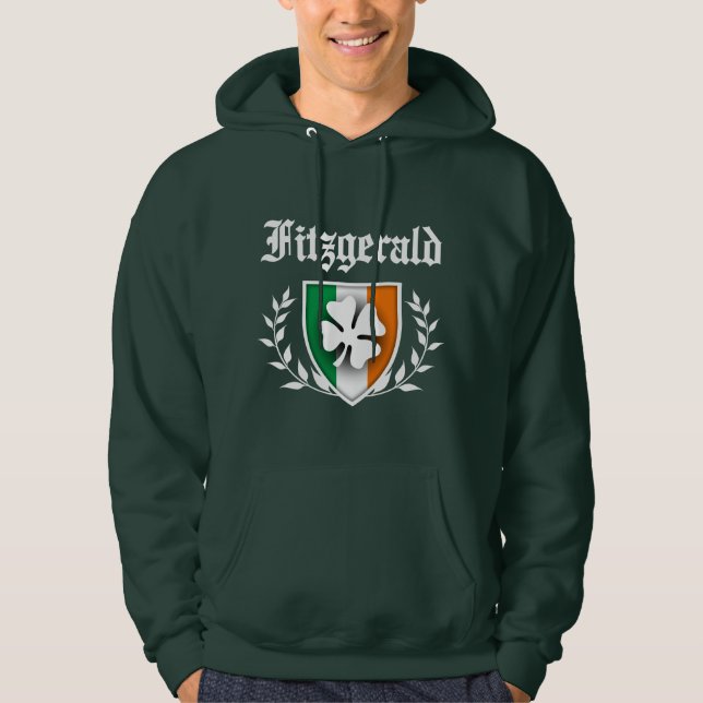Veste À Capuche Crête de shamrock de Fitzgerald (Devant)