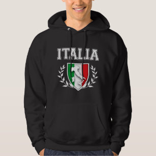 Veste À Capuche Crête italienne de drapeau