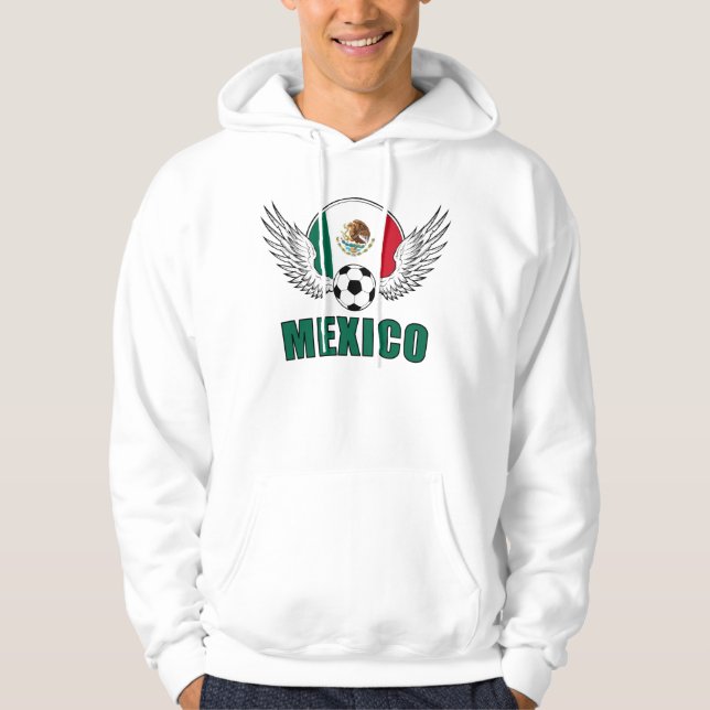 Veste À Capuche Crête mexicaine du football (Devant)