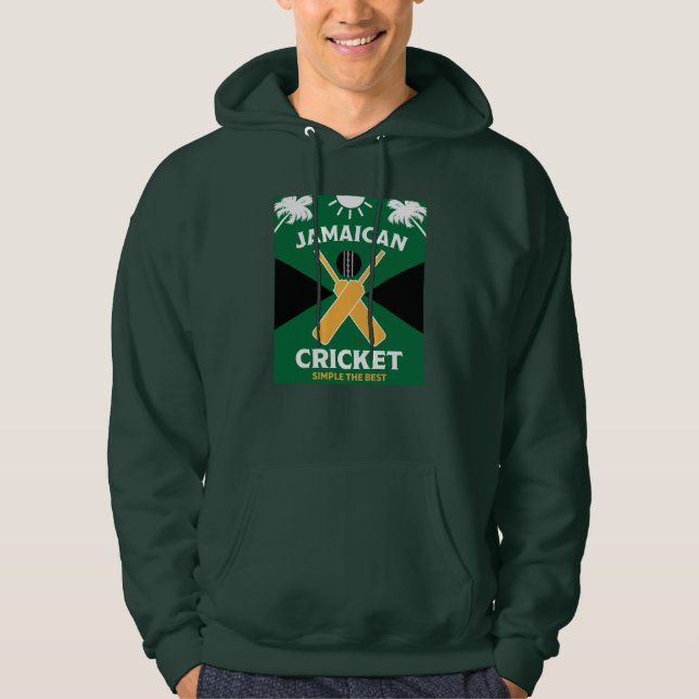 Veste À Capuche Cricket jamaïcain (Devant)