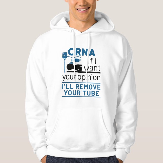 Veste À Capuche CRNA Si je veux votre avis, je vais supprimer votr (Devant)