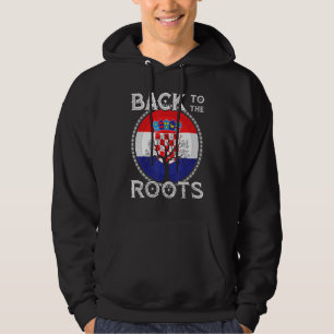 Veste À Capuche Croatie Drapeau Croate Racines Hrvatske Croatie Za