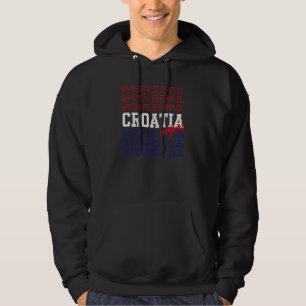 Veste À Capuche Croatie Hrvatska Croatie Original 1