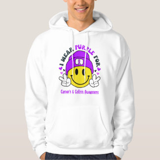 Veste À Capuche Crohn's & Colitis Awareness Ribbon Support Cadeaux