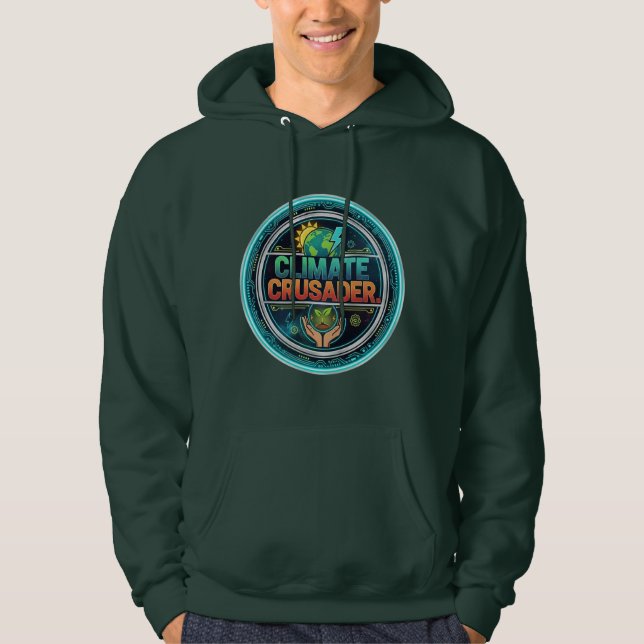 VESTE À CAPUCHE CROISÉ DU CLIMAT (Devant)