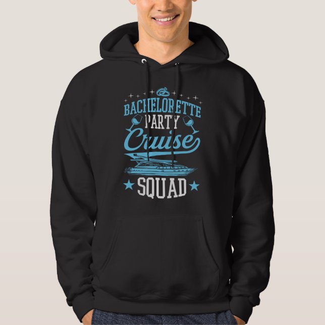 Veste À Capuche Croisière de fête de fiançailles Équipe de croisiè (Devant)