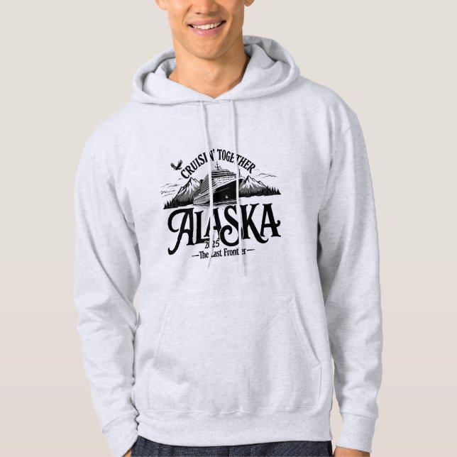 Veste À Capuche Croisière famille Alaska 2025 (Devant)