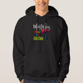 Veste À Capuche Croissance Esprit Inspiration Citations Erreurs Ai
