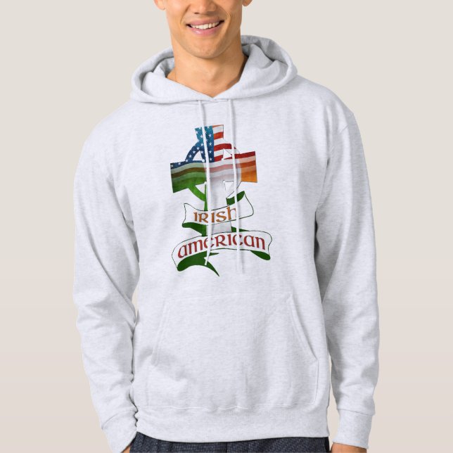 Veste À Capuche Croix celtique irlandaise (Devant)