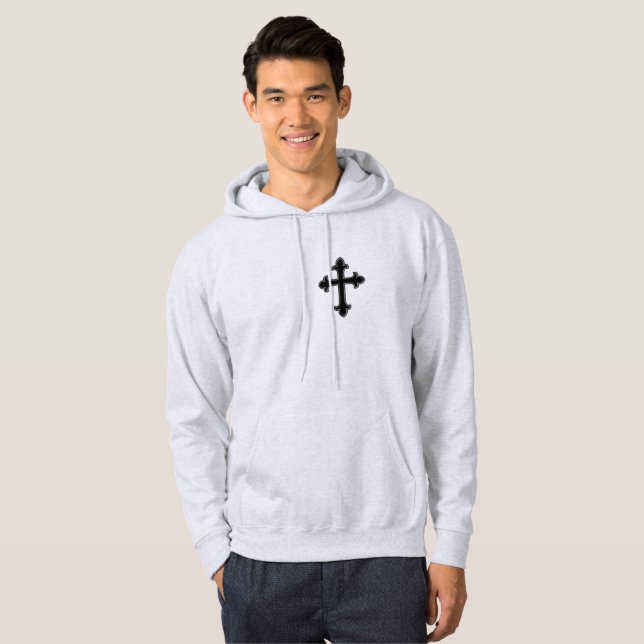 Veste À Capuche Croix chrétienne (Devant entier)