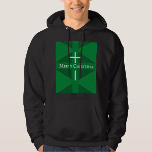 Veste À Capuche Croix de voeux de Noël