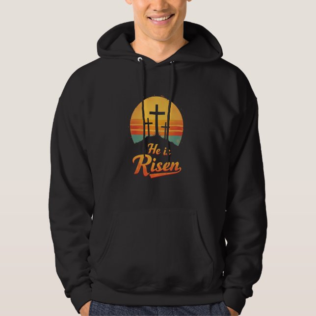 Veste À Capuche Croix Joyeuses de sa Résurrection (Devant)