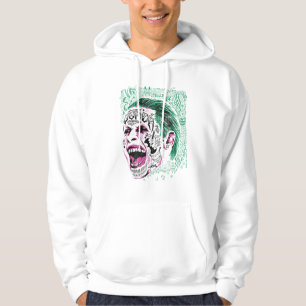 Veste À Capuche Croquis riant de tête de joker du peloton   de