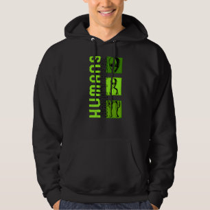 Veste À Capuche Croyant Alien Les humains ne sont pas de vraies sc