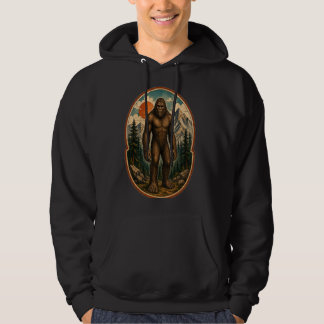Veste À Capuche Cryptid Aquarelle Gardien de la Montagne Bigfoot V