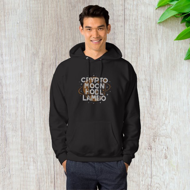 Veste À Capuche Crypto Lune HODL Lambo (Créateur téléchargé)