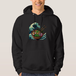 Veste À Capuche Cuisine japonaise Wave Art Noodé Nourriture Soupe