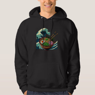 Veste À Capuche Cuisine japonaise Wave Art Noodé Nourriture Soupe 