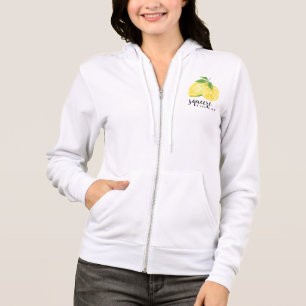 VESTE À CAPUCHE CUISINE MODERNE PUN DE CITRON