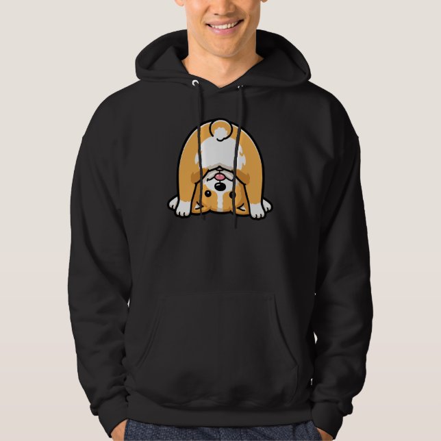 Veste À Capuche Cul de Corgi (Devant)