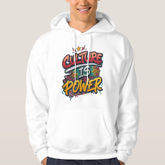 Veste À Capuche Culture Is Power Black History Month Black hoodie (Devant)