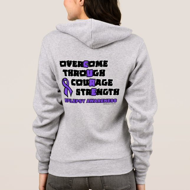 Veste À Capuche CURE...Sweat - shirt à capuche de l'épilepsie (Dos)