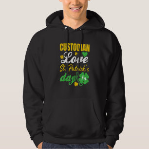 Veste À Capuche Custodian Love St Patrick's Day irlandais