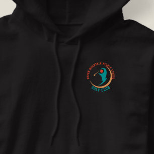 Veste À Capuche Custom Golf School Club League Nom Numéro