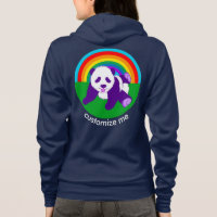 Cute arc-en-ciel Panda Ours personnalisé