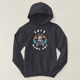 Veste À Capuche Cute Bat Hanging et Retro Sunset Allons-y