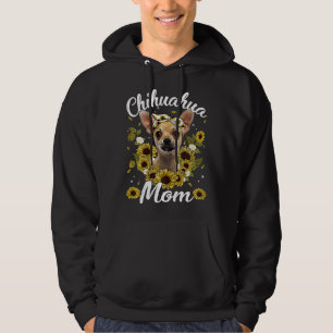 Veste À Capuche Cute Chihuahua Maman Tournesol Chien Maman