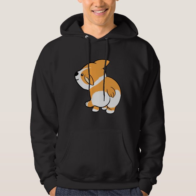 Veste À Capuche Cute Corgi 731 (Devant)