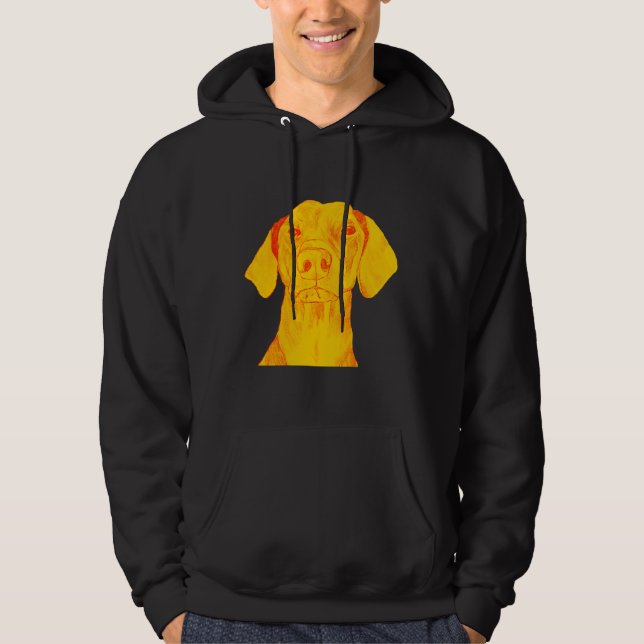 Veste À Capuche Cute Floppy Doberman Time (Devant)