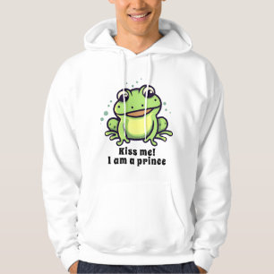 Veste À Capuche Cute grenouille m'embrasser