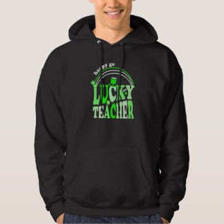 Veste À Capuche Cute Happy Go Lucky Teacher St Patricks Day Design