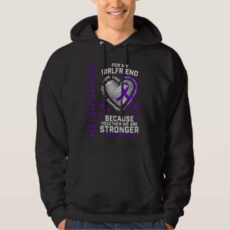 Veste À Capuche Cute Her Fight Is My Fight Girlfriend Lupus Awaren