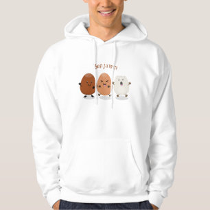 Veste À Capuche Cute kawaii oeufs humoristique dessin animé