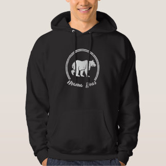 Veste À Capuche Cute Mama Bear Funny Backpacking Camping Famille V