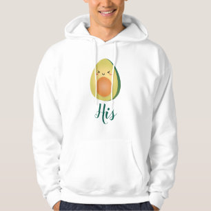 Veste À Capuche Cute Matching Couple Avocados Funny Lets Avocuddle